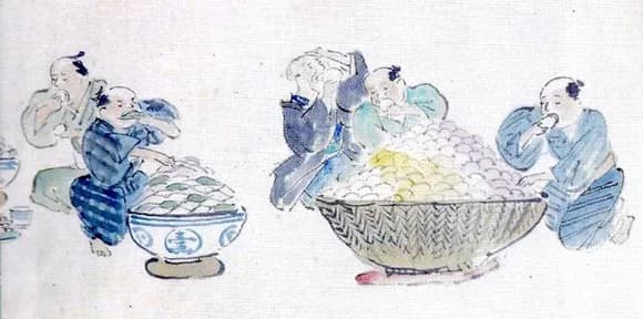 【驚愕】江戸時代の大食い大会の記録がコチラｗｗｗｗｗｗｗｗｗｗ