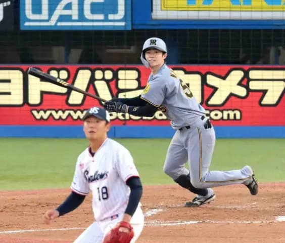 阪神・中野　先制Ｖ撃４安打「積極的に振っていけているのはタイミングが合っているから」２戦連続の猛打賞