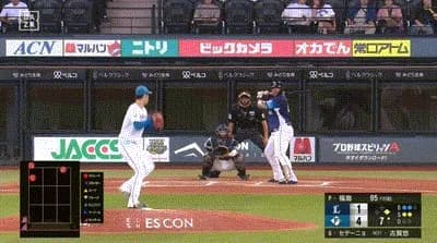 【日本ハム対西武22回戦】西武・セデーニョ、日本ハム・福島から第４号２ランホームラン！１点差に詰め寄る！！！！！！！！！！！！！