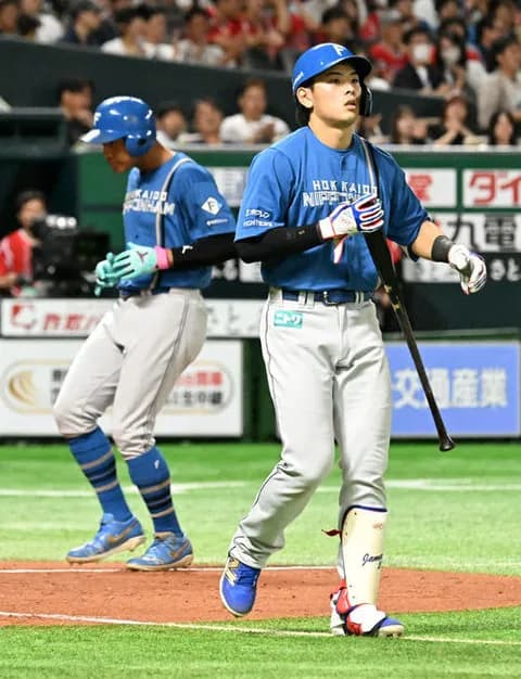 【日本ハム】あとわずかで満弾も…野村佑希「切り替えられた」押し出し四球と適時打で全２打点