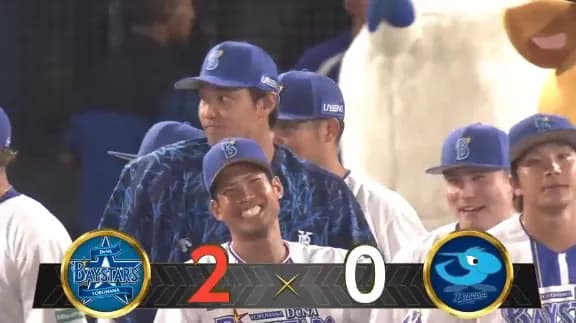 ベイスターズ 2－0 ドラゴンズ　藤浪7回無失点9奪三振の好投で日本復帰後初勝利！