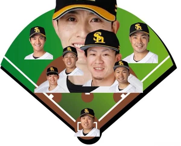 ホークスの守備だいたいこれ