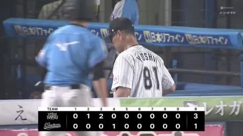 8月29日　ロッテ１－３ソフトバンク　先発ボスが6回3失点の粘投も打線が援護できず…敗戦で優勝完全消滅