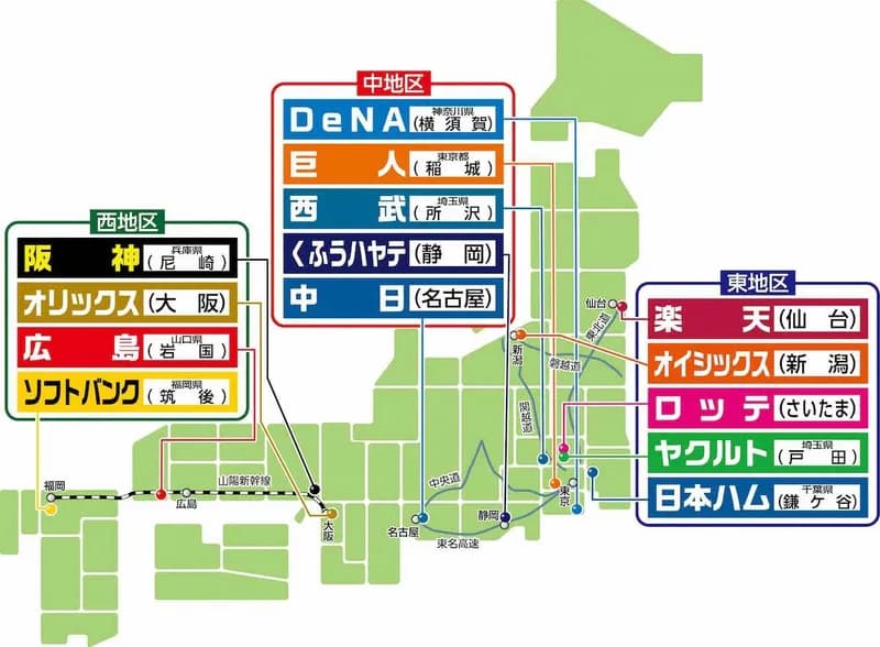 2軍3地区制の振り分けが判明　巨人、西武など中地区に　選手の負担軽減&移動経費削減が狙い