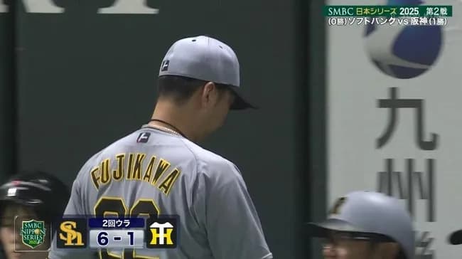 【日本シリーズ第2戦】阪神・デュプランティエ、２回途中ＫＯ…