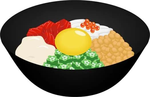 ネバネバ丼の中身「納豆」「とろろ」「オクラ」←ここに何か足して最強にしろ