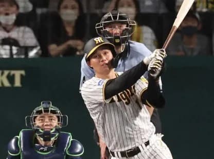 先週の佐藤輝明『.360(25-9)1本1点1盗』森下翔太 『.174(23-4)1本6点』