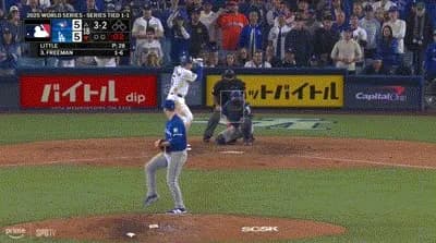 【WS第3戦】ドジャース・フリーマン、延長18回にサヨナラホームラン！ドジャースがサヨナラ勝ちで延長18回の死闘を制す！！！！！！！！！！！！！！！！！！！！！