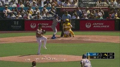 ドジャース・山本由伸に勝ち投手の権利！７回にラッシングの第３号３ランホームランでドジャースが勝ち越し！！！！！！！！！！！！