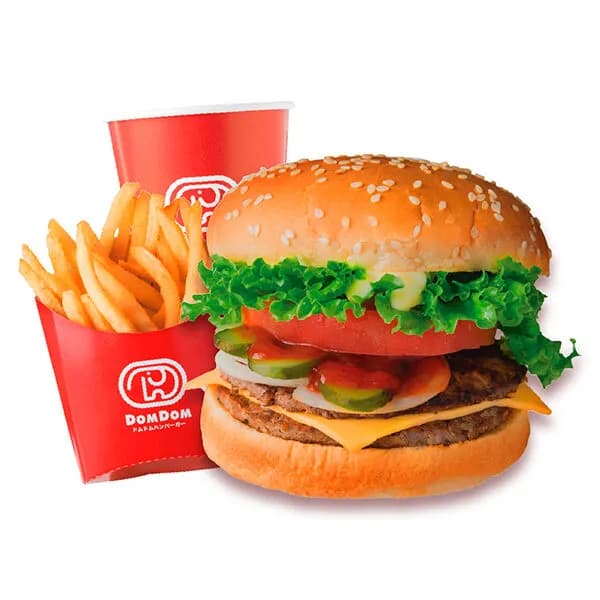 【悲報】ドムドムバーガーとかいう老舗のハンバーガーショップさんイマイチ影が薄い