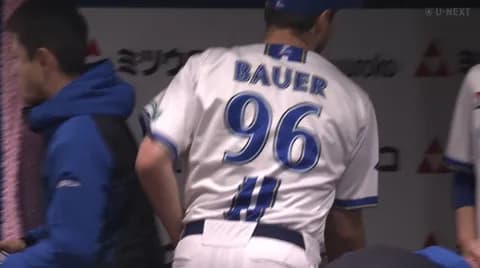 DeNAバウアー　次回登板は今季初の中4日登板へ　順調なら27日の広島戦登板の可能性