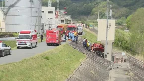 【悲報】「信じたくない」水門衝突事故…4人全員の死亡確認・・・・・・・・