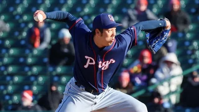 リーハイバレー・青柳晃洋、1回無失点　7試合連続で無失点　防御率1・13　メジャー昇格へ奮闘