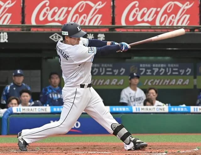 西武ルーキー渡部聖弥さん、今日もいきなり2打席連続タイムリーｗｗｗｗ
