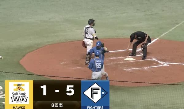 【速報】日ハム田宮裕涼、リード広げる今季第1号HRｷﾀ━━━━(ﾟ∀ﾟ)━━━━!!