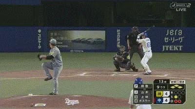 【中日対阪神4回戦】中日・山本泰寛さん、２アウト満塁からバント…