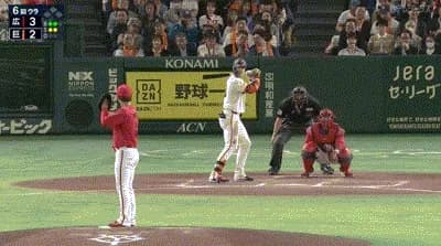 【巨人対広島6回戦】巨人・キャベッジ、広島・森浦から第5号同点ソロホームラン！！！！！！！！！！！！！