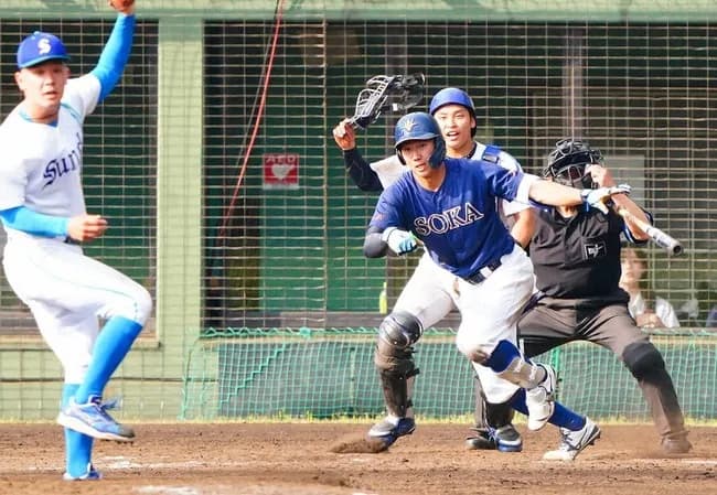 創価大・立石　本塁打新記録持ち越しも…広角3安打　巨人スカウトD「高いレベルで三拍子そろう」