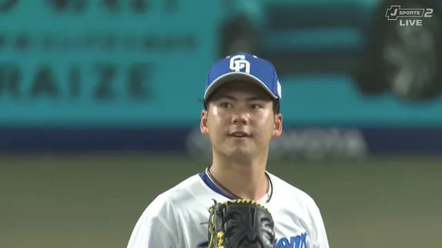 中日・金丸、プロ初投球は152キロ！！！ 初回3者凡退スタート