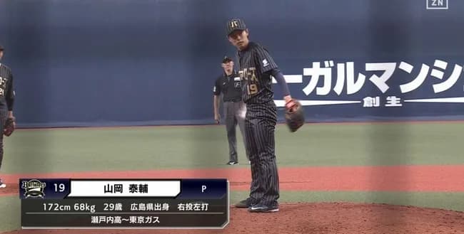 【朗報】オリックス山岡泰輔、今季初登板