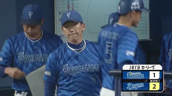 DeNA三浦監督「少し反撃できたけど…無抵抗で終わるよりはね」「先発投手はしっかりゲームをつくれている」