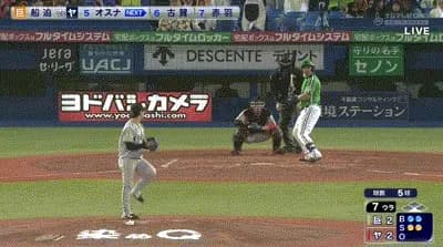 【ヤクルト対巨人7回戦】ヤクルト・オスナ、巨人・船迫から第2号勝ち越しソロホームラン！！！！！！！！！！！