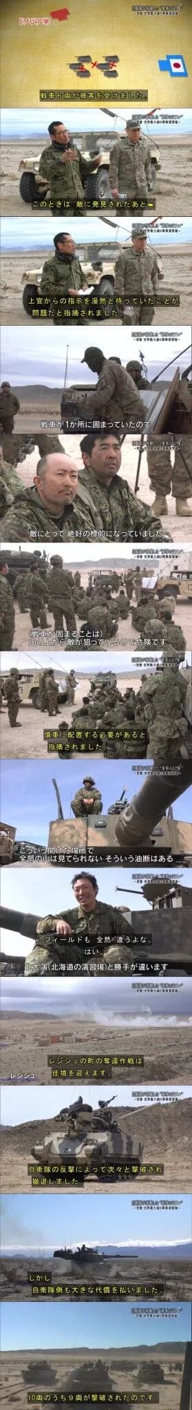 【画像】自衛隊精鋭部隊、演習で米軍にボコボコにされ初歩的なミスを指摘されヘラヘラｗｗｗ