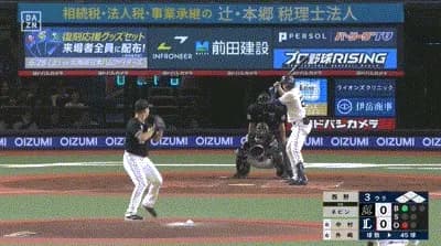【西武対ロッテ6回戦】西武・ネビン、ロッテ・西野から第３号先制満塁ホームラン！！！！！！！！！！！！！！！！！！！！！