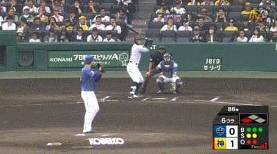 【阪神対中日6回戦】阪神、6回裏2アウト三塁から佐藤輝明のタイムリーツーベースでリードを2点に広げる！！！！！！！！！！！！！