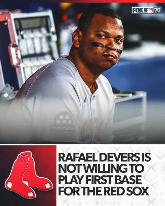 【悲報】レッドソックスDHのラファエル・デバースさん、一塁手転向を断固拒否してDHに固執