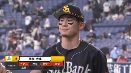 またまた3安打と大活躍な牧原大成　5月のヒロインは3回目！？「レギュラー陣が戻ってきても渡さずに頑張りたい」