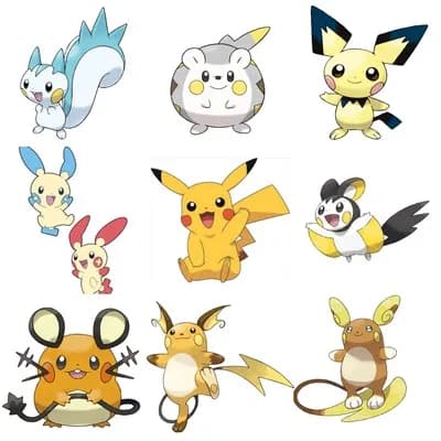 ピカチュウ軍団、結局ライチュウが一番可愛いWWWWWWWWWWWWWWWWWW