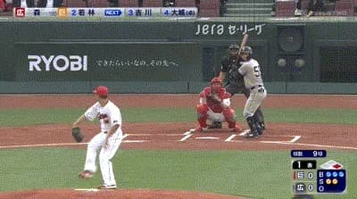 【広島対巨人7回戦】巨人さん、初回から三振ゲッツー…