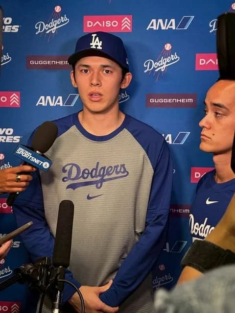 右肩負傷の佐々木朗希、去年のロッテ時代も似たような症状があった