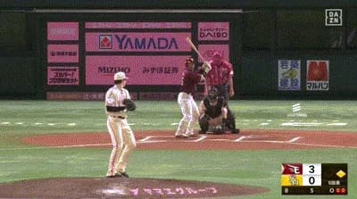 【ソフトバンク対楽天7回戦】楽天・堀内謙伍、ソフトバンク・有原からプロ初ホームラン！！！！！！！！！！！！！