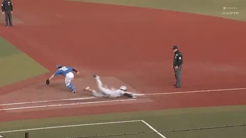 解説の里崎さん、西川史礁の最後のヘッドスライディングに苦言