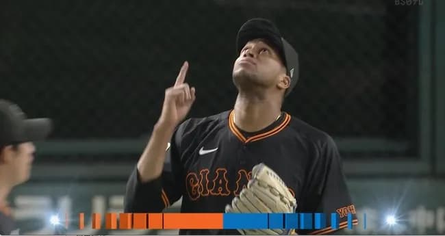 ライデル・マルティネス、中日の打者4人に4球でピシャリ