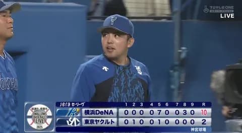 東克樹　7回3四死球8安打2失点でこのカード両チーム唯一のQS達成