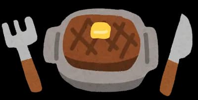 【画像】極厚ポークステーキ、ガチで美味そうwww