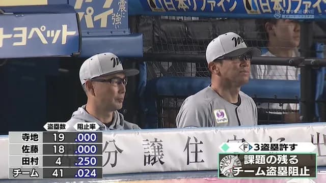 12球団の被盗塁数、ロッテが独走状態ｗｗｗｗｗｗ