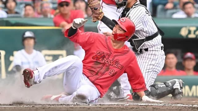 カープ中村奨成ホームスチール失敗について新井監督「私のミスです」赤松コーチ「奨成自身に過失はない」【監督談話】