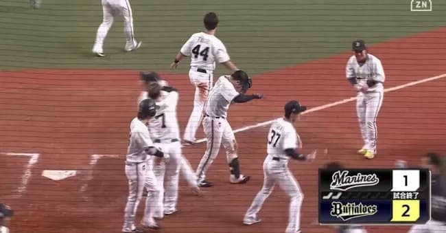 【速報】若月サヨナラホームランｗｗｗｗｗｗ