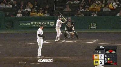 【阪神対巨人12回戦】巨人、延長１１回２アウト二塁から門脇のタイムリースリーベースで勝ち越し！！！！！！！！！！！！！！！！！！
