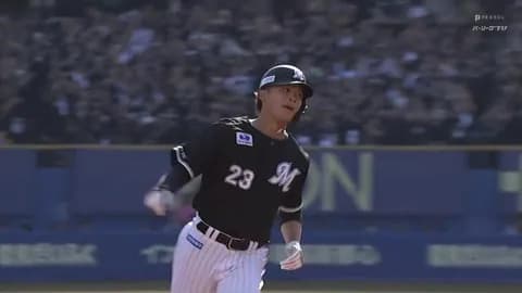 ロッテ、石川慎吾が4番DHでスタメン！