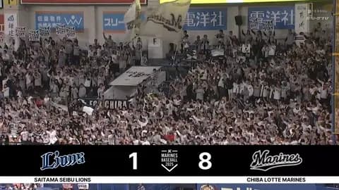 止まらぬロッテ打線！４回まで毎回得点さらに二桁安打達成！！