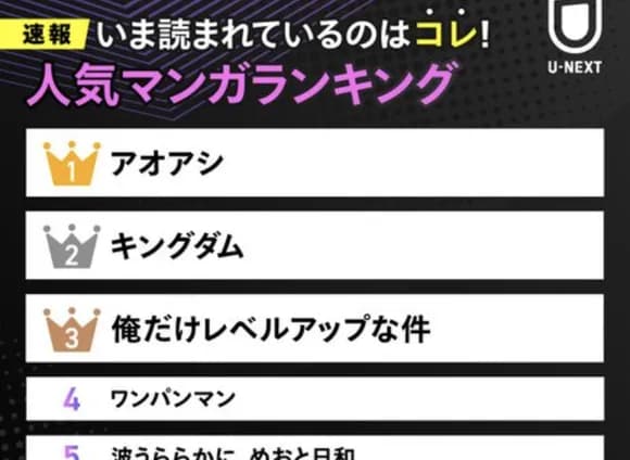 【悲報】今読まれてるマンガランキング、半分ぐらい分からないｗｗｗｗｗｗ