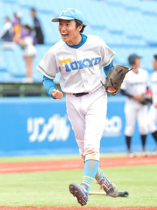 サブマリン渡辺向輝投手（東京大学4年）「プロ志望です。諦めてませんよ」