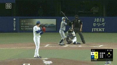 【中日対阪神9回戦】中日が５－４で阪神に競り勝ち連敗止める！８回に高橋周平が決勝２点タイムリー！松山１失点も１７Ｓ！阪神は２位DeNAと０．５差