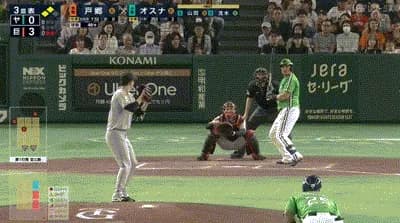 【巨人対ヤクルト12回戦】ヤクルト、３回表２アウト二三塁からオスナの２点タイムリーで１点差に詰め寄る！！！！！！！！！