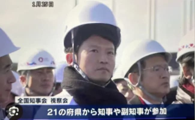 【画像】兵庫県知事　髪型が崩れないヘルメットの被り方を披露